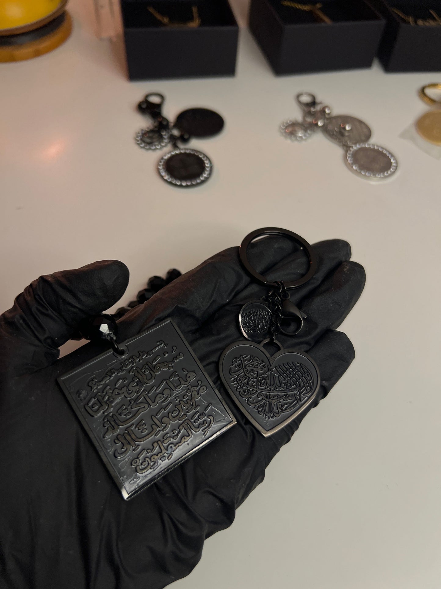 Heart Shaped Shahada Keychain